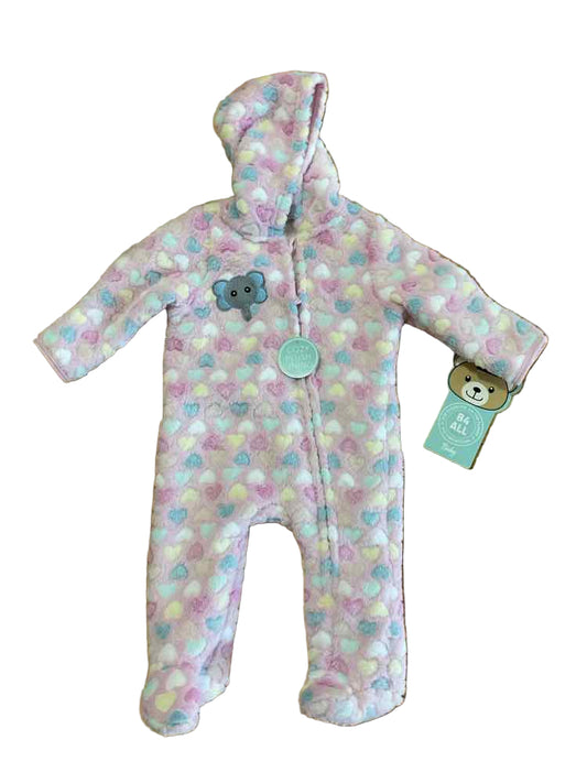 D Brand Hearts Infant Size 3-6 MO Girl's 1PC Casual