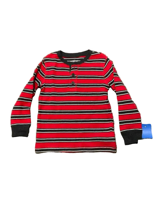 OshKosh BGosh Red Gray Toddler Size 4T Boy's LSTop