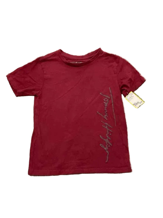 Tommy Hilfiger (B) Maroon Toddler Size 5 Boy's SSTop