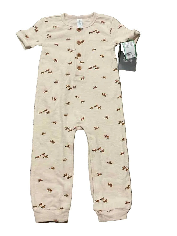 Modern Moments by Gerber (D) Brown Tan Infant Size 24 MO Boy's 1PC Casual