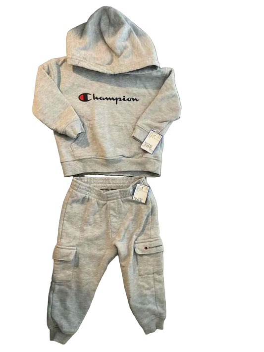 Champion (C) Gray Infant Size 18 MO Boy's 2PC Casual