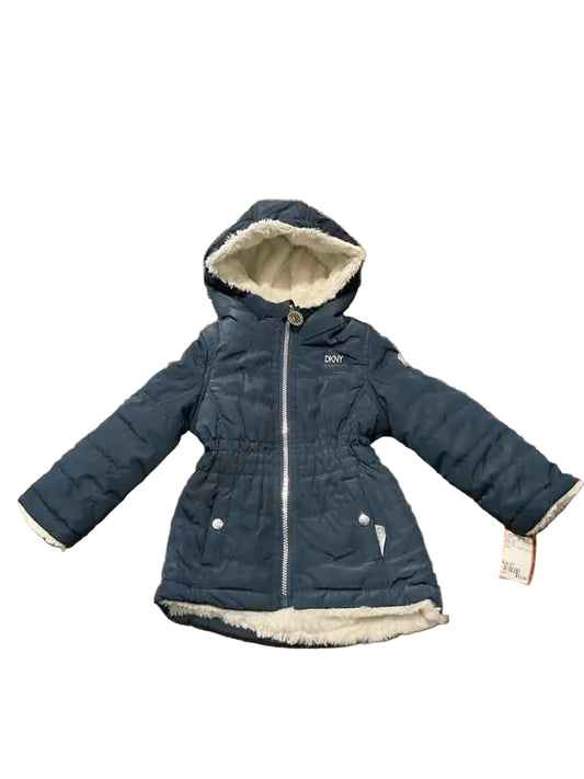 DKNY (A) Blue Toddler Size 2T Girl's Jacket Light