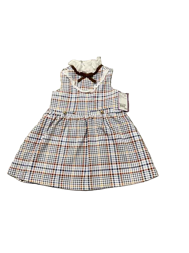 Janie and Jack (A) Plaid Infant Size 6-12 MO Girl's CasualDress