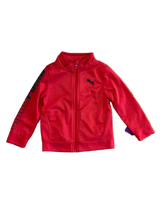 Puma (B) Red Black Toddler Size 2T Boy's AthleticSweatshirt