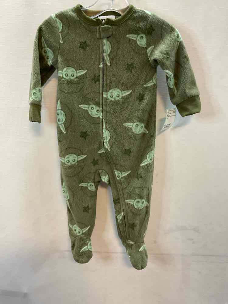 Star Wars Green Infant Size 6-9 MO 1PCSleepwear