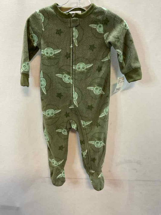 Star Wars Green Infant Size 6-9 MO 1PCSleepwear