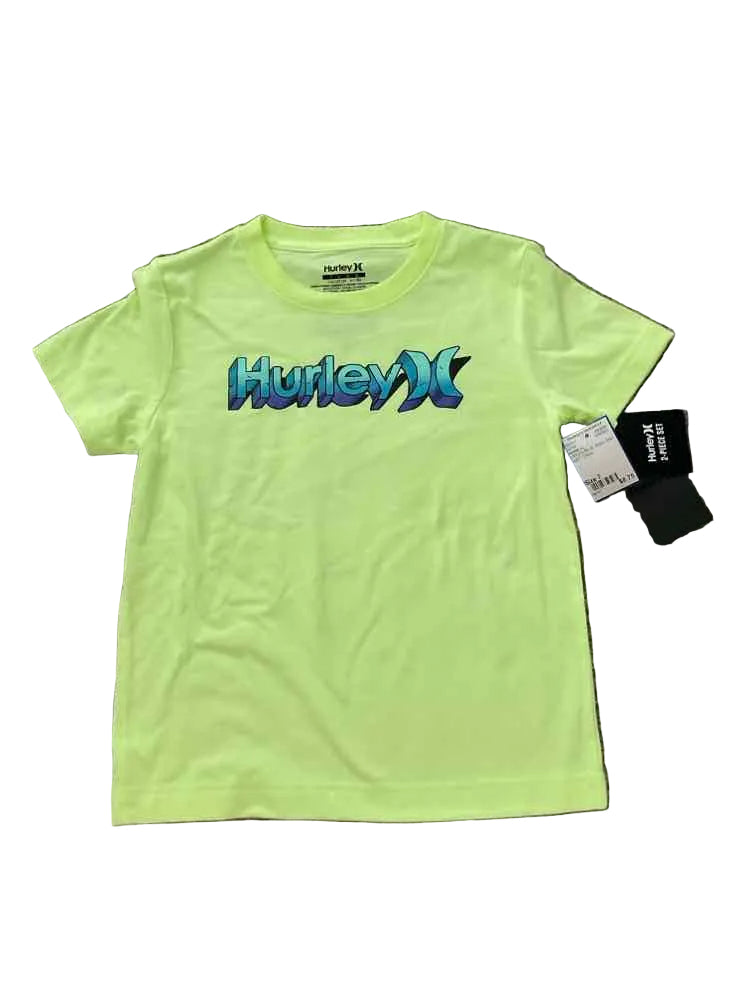 Hurley (C) GREEN BLUE Youth Size 7 Boy's SSTop