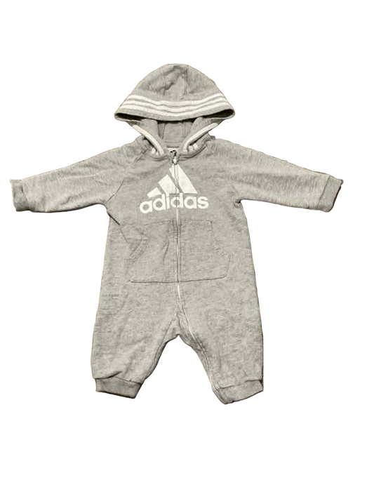 Adidas (B) Gray Infant Size 6 MO Boy's 1PC Casual