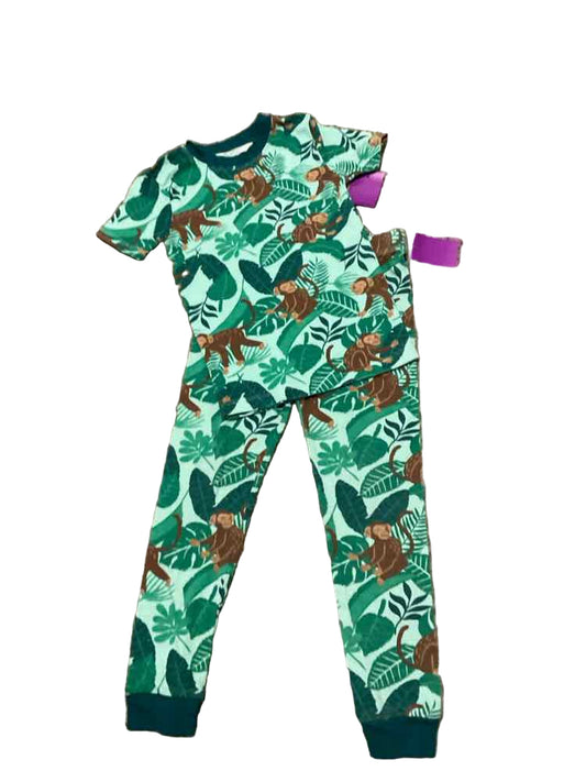 Members Mark (E) Brown Green Toddler Size 4 Boy's 2PCSleepwear