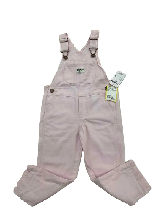OshKosh BGosh Light Pink Toddler Size 2T Girl's OverallPant