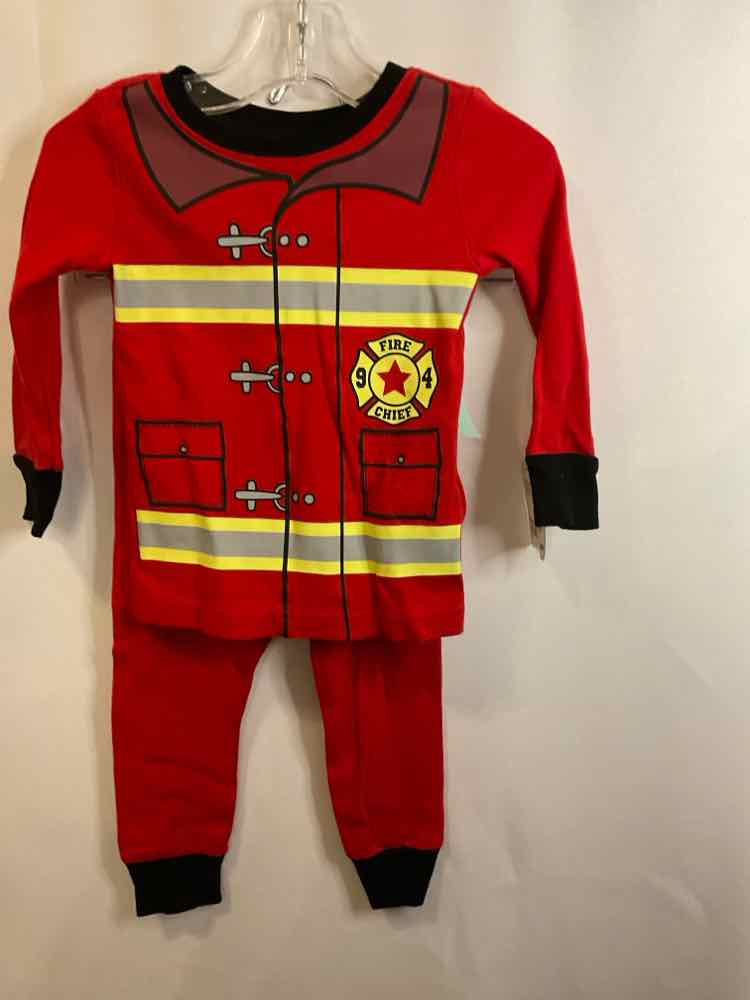 Old Navy (C) Red Black Infant Size 18-24 MO 2PCSleepwear