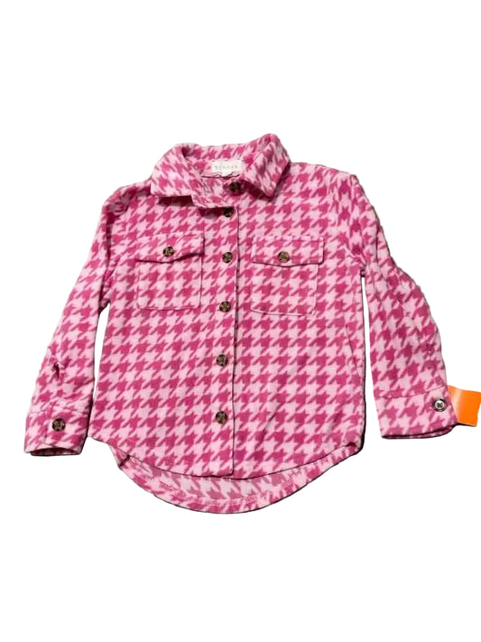 Btween (C) Pink Toddler Size 4 Girl's ButtondownLS