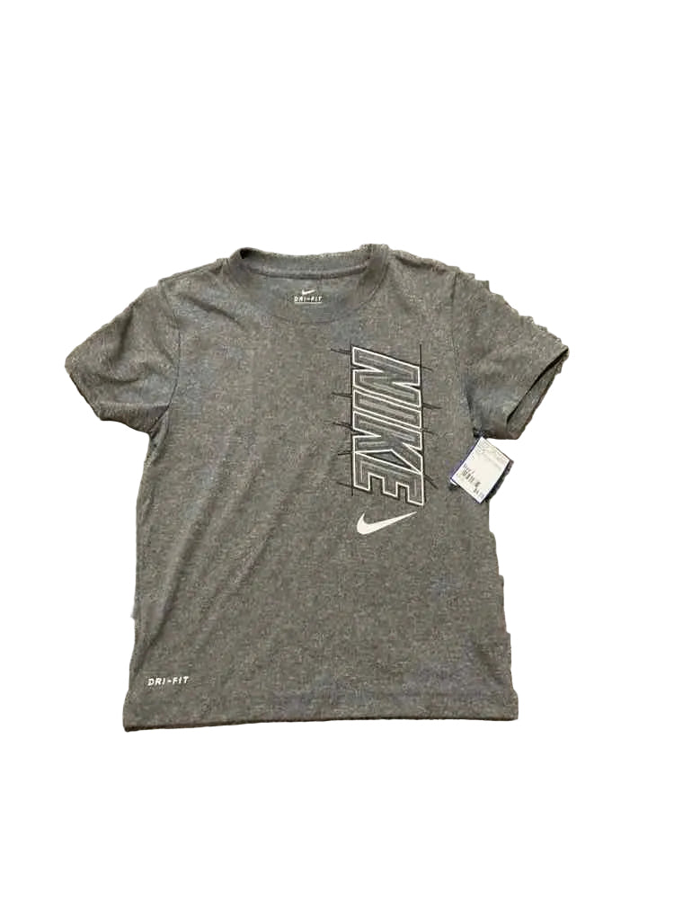 Nike (B) Gray Youth Size 7 Boy's AthleticTopSS