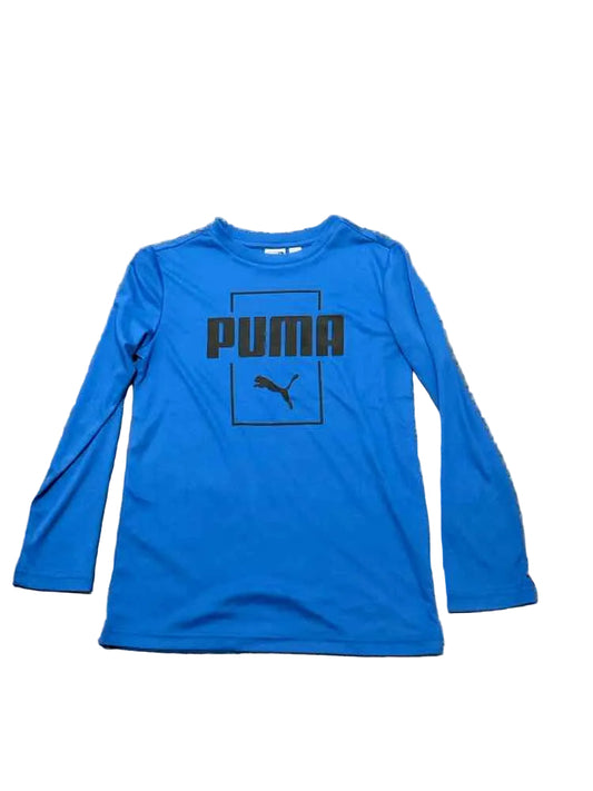 Puma (B) Blue Youth Size 7 Boy's AthleticTopLS
