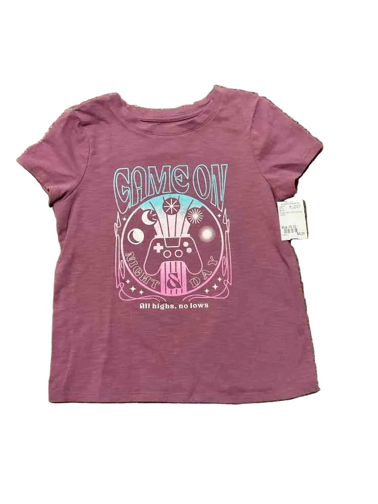 SO (D) Purple Youth Size 10-12 Girl's SSTop