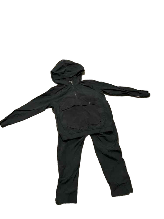 Athletics Works (D) Black Youth Size 6-7 Boy's 2PCAthleticPantSuit