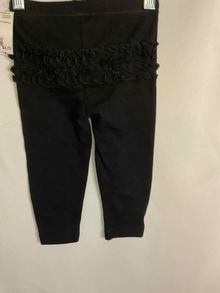 Carters (C) Black Infant Size 12 MO BasicLeggings