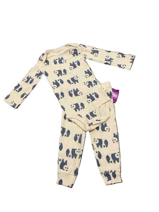 Carters (C) Animal Print Infant Size 18 MO Boy's 2PCSleepwear