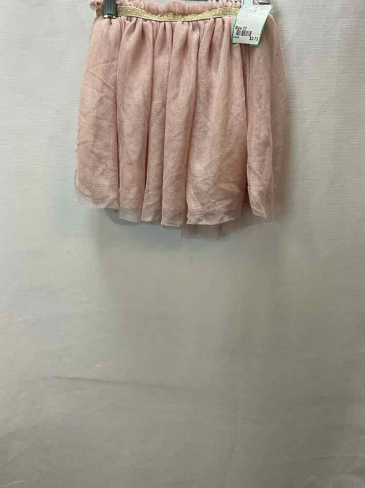 Cat and Jack (D) pink yellow Toddler Size 5T SkirtDressy