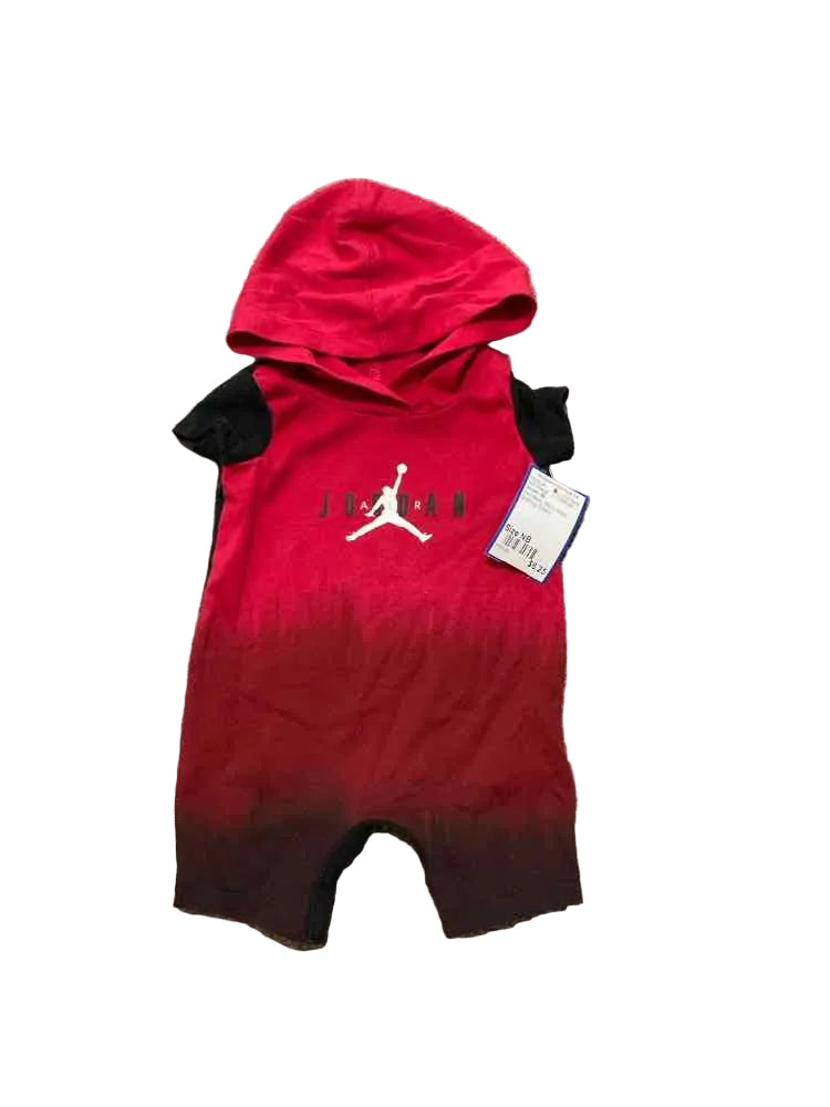 Jordan (B) Red Black Infant Size NB Boy's 1PC Casual