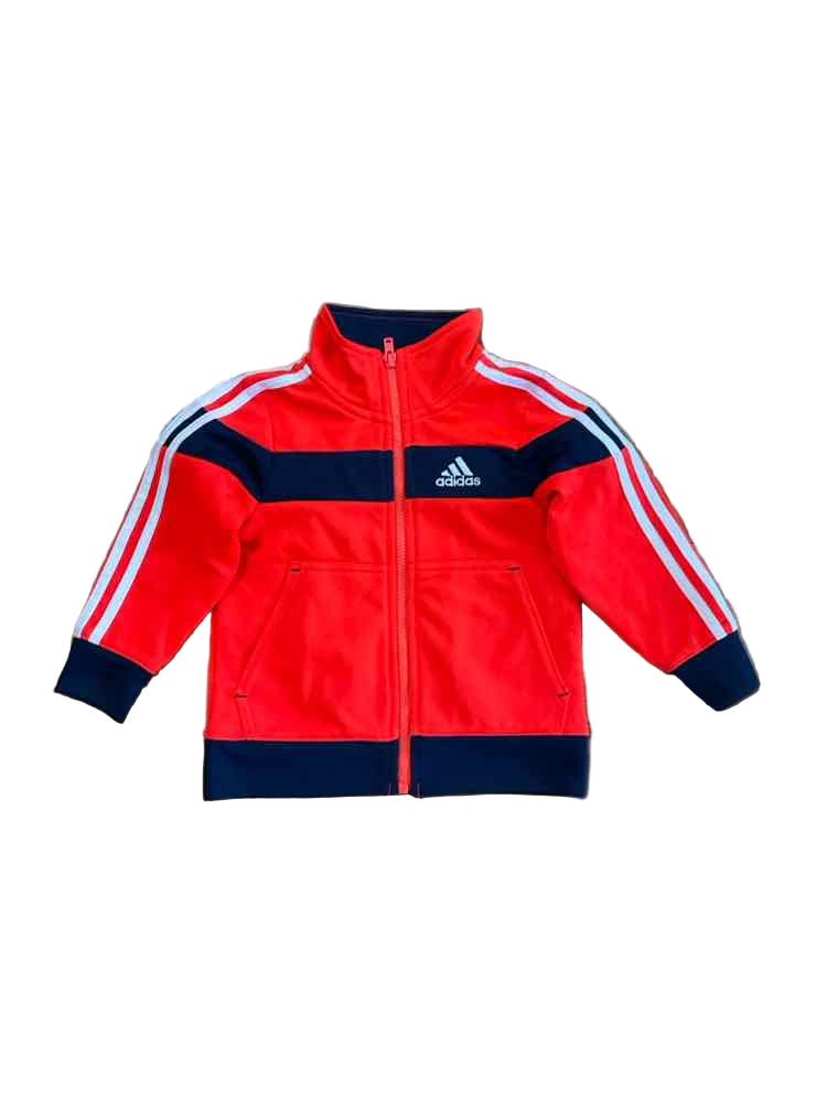 Adidas (B) Orange Blue Infant Size 12 MO Boy's AthleticSweatshirt