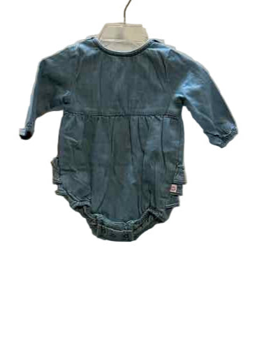 Ruffle Butts and Rugg (B) Blue Infant Size 0-3 MO 1PC Casual