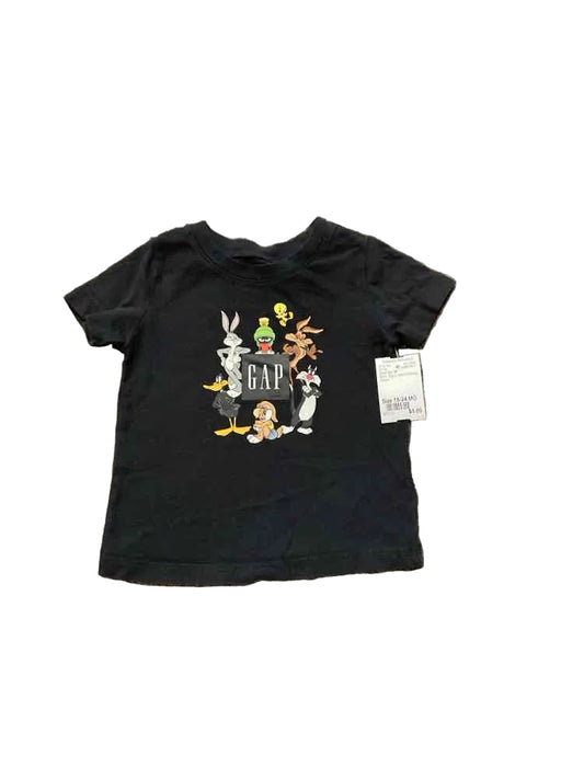 Baby Gap (B) Black Infant Size 18-24 MO Boy's SSTop
