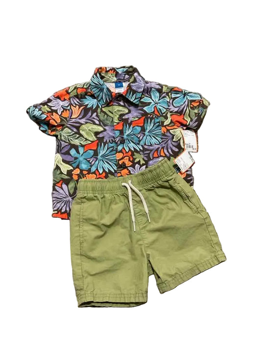 Old Navy (C) Dino Print Toddler Size 2T Boy's 2PCCasual