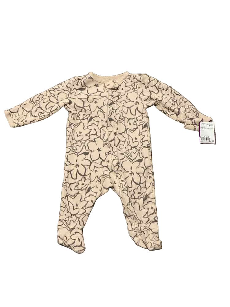 Carters (C) Brown Infant Size 3 MO Girl's 1PCSleepwear