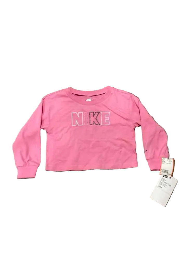 Nike (B) Pink Infant Size 24 MO Girl's LSTop