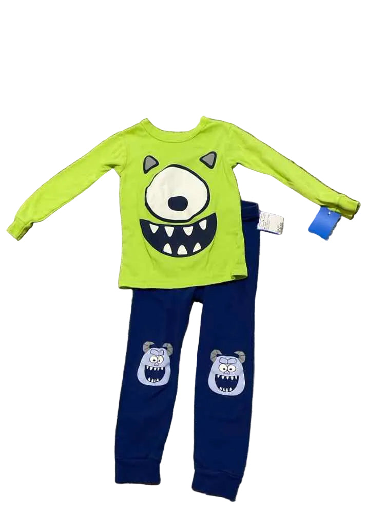 Baby Gap (B) Blue Green Toddler Size 3T Boy's 2PCSleepwear