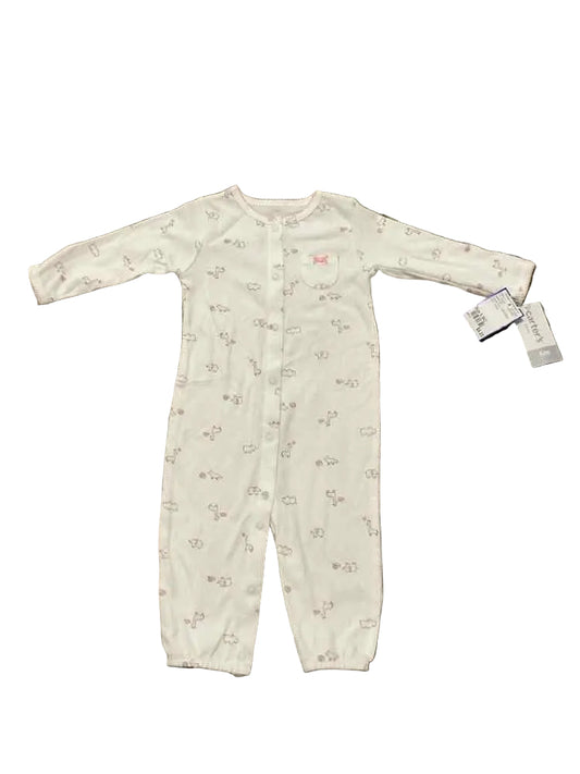 Carters (C) Animal Print Infant Size 6 MO Girl's 1PC Casual