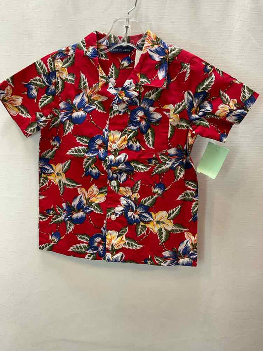 Janie and Jack (A) Hawaiian Print Toddler Size 3T ButtondownSS
