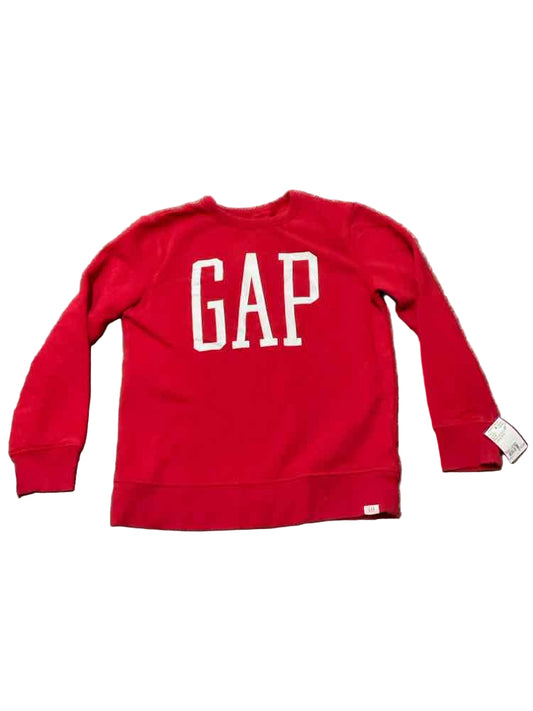Gap (B) White Red Youth Size Large Boy's Sweatshirt
