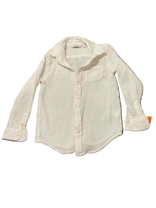 Janie and Jack (A) White Toddler Size 4 Boy's ButtondownLS