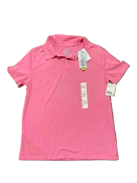 Cat and Jack (D) Pink Youth Size 10-12 Girl's Polo
