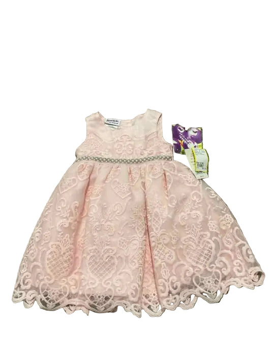 Blueberi Blvd. (C) Pink Infant Size 12 MO Girl's PartyDress