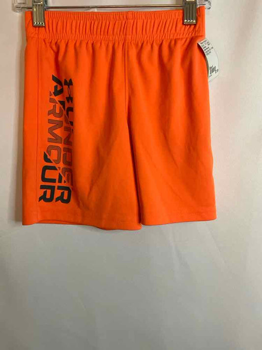 Under Armour (B) Orange Gray Toddler Size 4 ShortAthletic