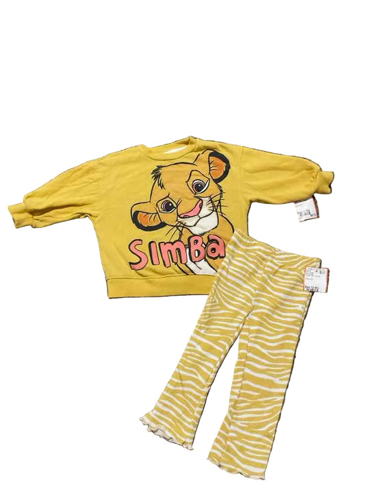 Disney (B) Yellow Infant Size 12 MO Girl's 2PC Casual