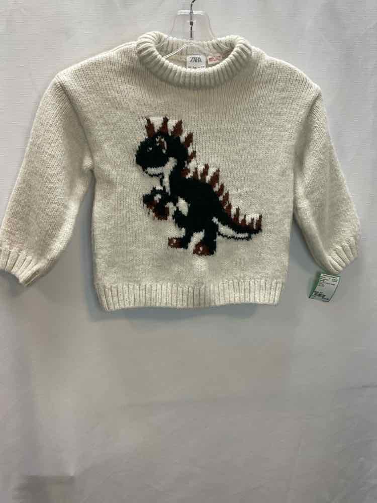 Zara (B) Dino Print Toddler Size 3T SweaterHeavy