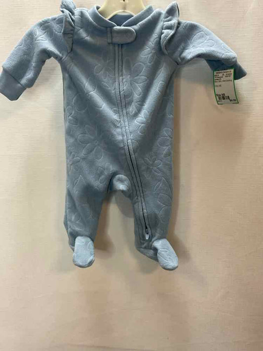 Carters (C) Blue Infant Size NB 1PCSleepwear