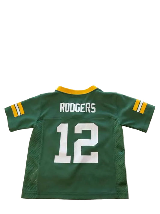 NFL (B) Green Yellow Toddler Size 2T Boy's AthleticTopSS