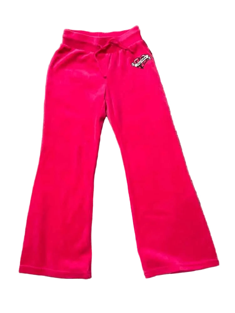Juicy Couture (B) Hot Pink Youth Size 5-6 Girl's PantBasic