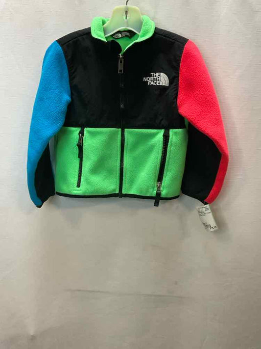 North Face (AA) Green Black Toddler Size 3T Jacket Fleece