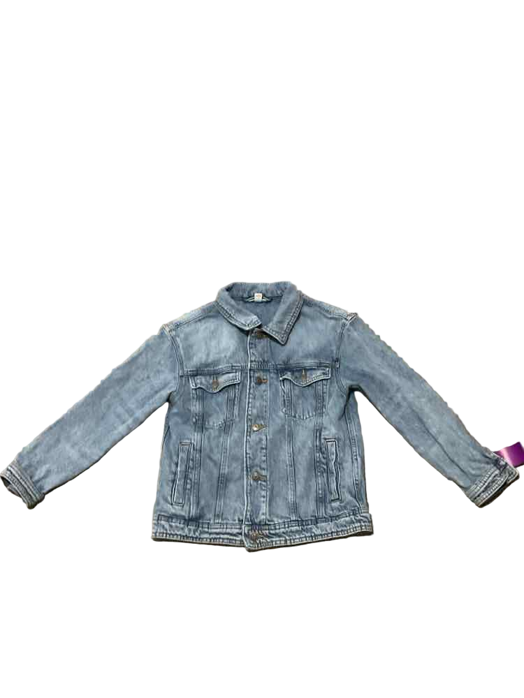Cat and Jack (D) Blue Red Youth Size 10-12 Girl's Jacket Denim