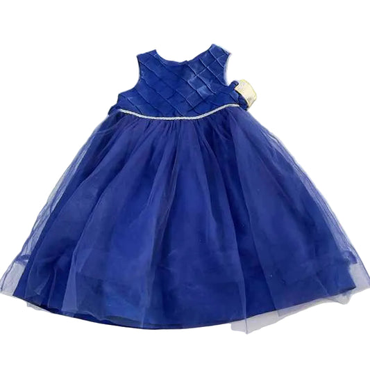 Marmellata (B) Blue Toddler Size 5 Girl's PartyDress