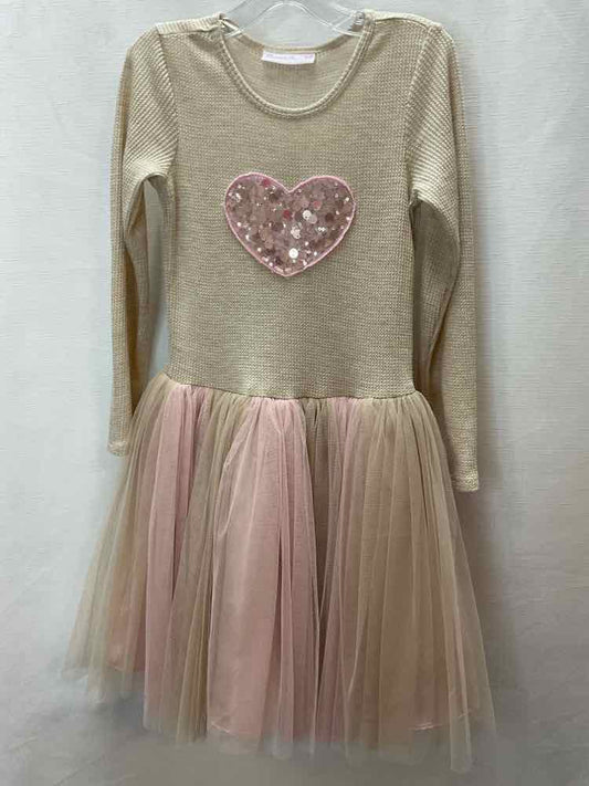 Bonnie Jean (B) Brown Youth Size 6 PartyDress
