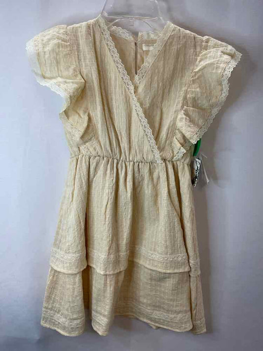 Chelsea & Violet (C) Cream Youth Size Small CasualDress