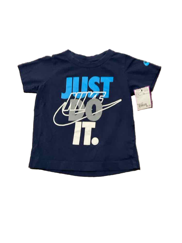 Nike (B) Blue Toddler Size 2T Boy's AthleticTopSS