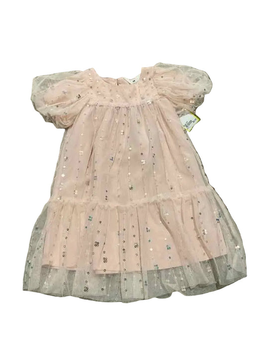 H & M (D) Pink Toddler Size 3T Girl's PartyDress